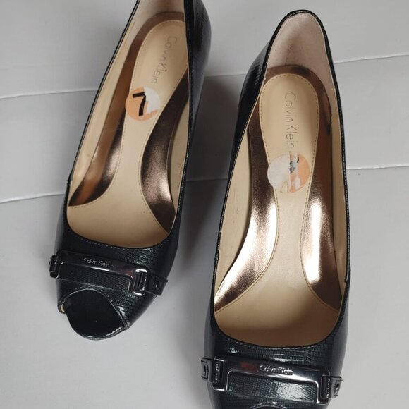Calving Klein Sera Peep Toe Wedge - Picture 9 of 10